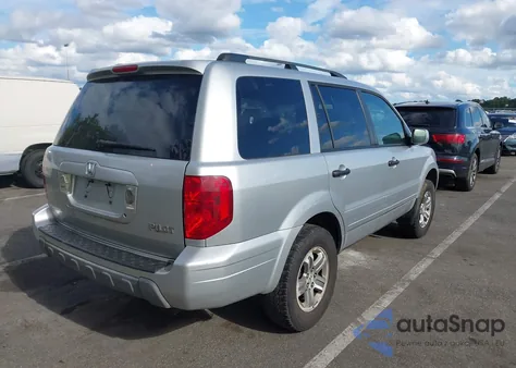 2005 Honda Pilot Ex-L from USA, damaged, VIN 2HKYF18745H565614